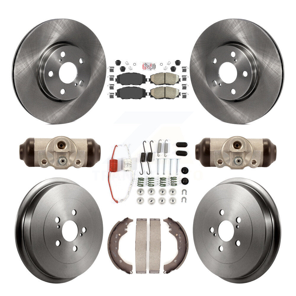 Transit Auto K8A-105647 Disc Brake Kit for 2009-2013 Toyota Corolla - Front and Rear product image