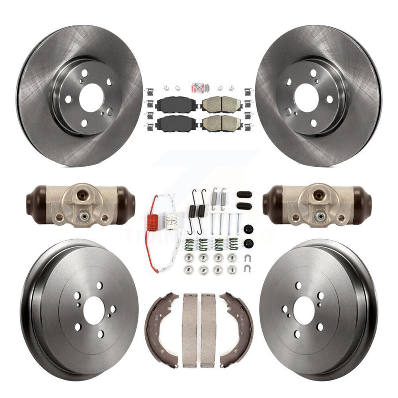Transit Auto K8A-105648 Disc Brake Kit for 2009-2013 Toyota Corolla - Front and Rear product image