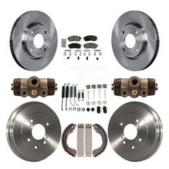 Transit Auto K8A-105687 Disc Brake Kit for 2007-2012 Nissan Versa - Front and Rear product image