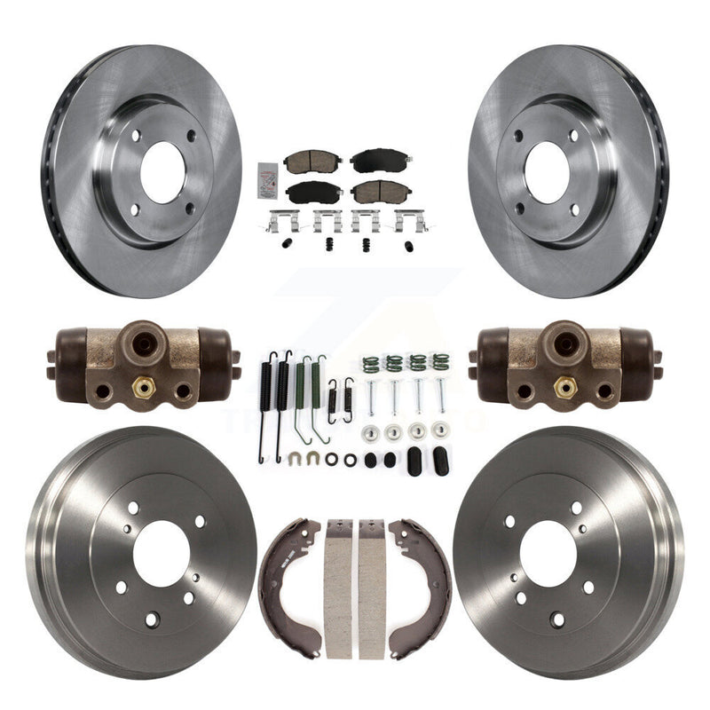 Transit Auto K8A-105687 Disc Brake Kit for 2007-2012 Nissan Versa - Front and Rear product image