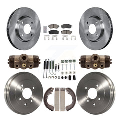 Transit Auto K8A-105688 Disc Brake Kit for 2007-2012 Nissan Versa - Front and Rear product image
