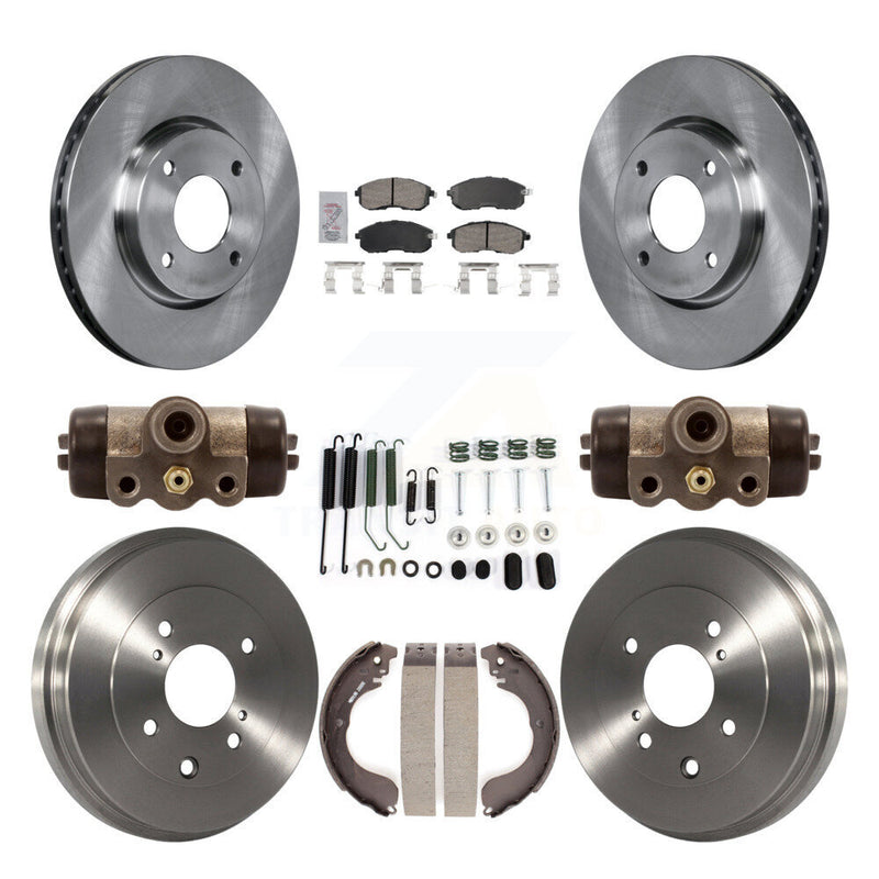 Transit Auto K8A-105688 Disc Brake Kit for 2007-2012 Nissan Versa - Front and Rear product image