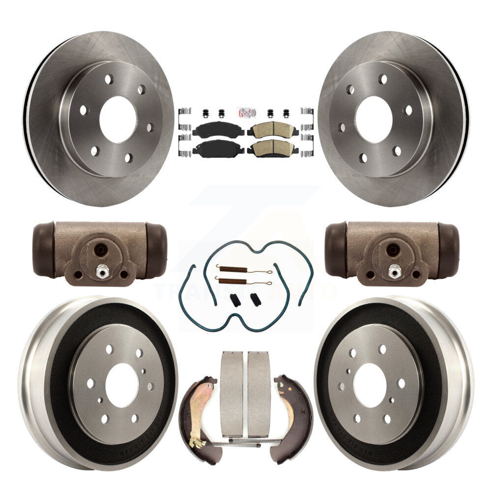 Transit Auto K8A-105696 Disc Brake Kit for 2007 GMC Sierra 1500 - Front and Rear product image