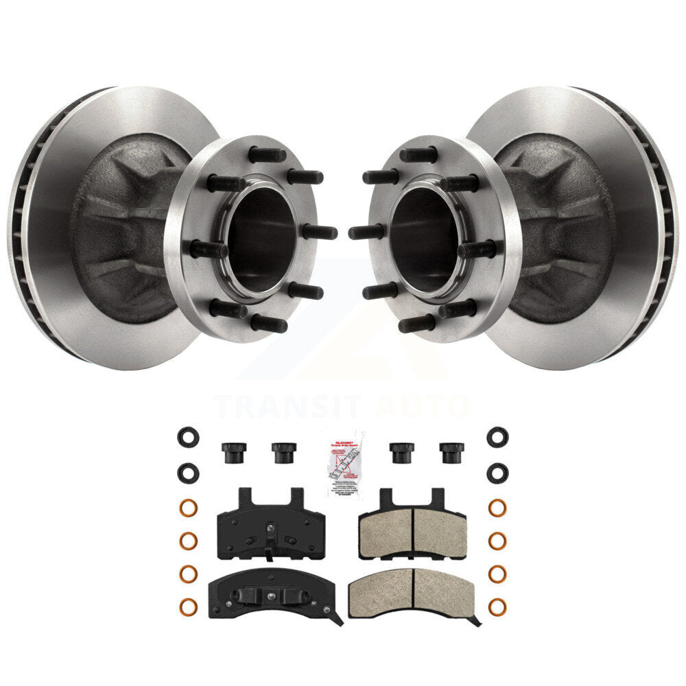 Transit Auto K8A-105772 Disc Brake Kit for 1995-2002 Chevrolet C3500, Chevrolet Express 3500, GMC G3500 & more - Front product image