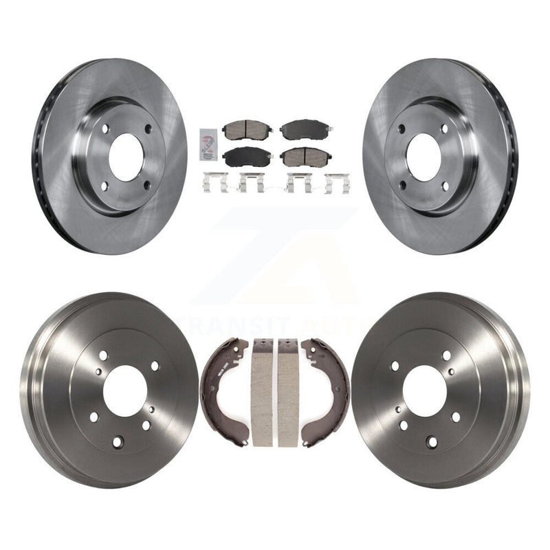 Transit Auto K8A-105929 Disc Brake Kit for 2007-2012 Nissan Versa - Front and Rear product image