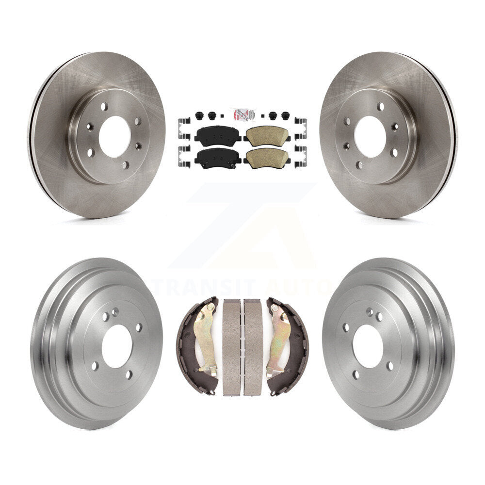 Transit Auto K8A-105980 Disc Brake Kit for 2012-2017 Hyundai Accent - Front and Rear product image