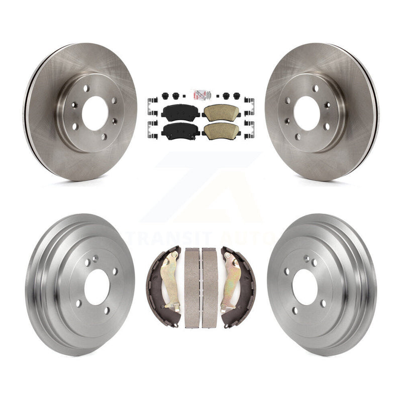 Transit Auto K8A-105980 Disc Brake Kit for 2012-2017 Hyundai Accent - Front and Rear product image