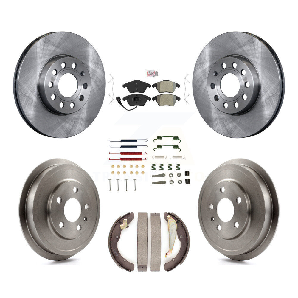 Transit Auto K8A-106037 Disc Brake Kit for 2011-2012 Volkswagen Jetta - Front and Rear product image