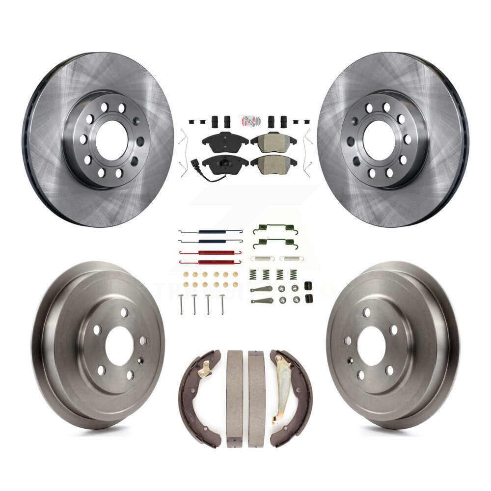 Transit Auto K8A-106038 Disc Brake Kit for 2011-2012 Volkswagen Jetta - Front and Rear product image