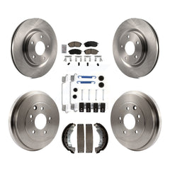 Transit Auto K8A-106050 Disc Brake Kit for 2017-2019 Nissan Sentra - Front and Rear product image