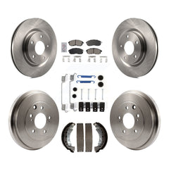 Transit Auto K8A-106051 Disc Brake Kit for 2017-2019 Nissan Sentra - Front and Rear product image