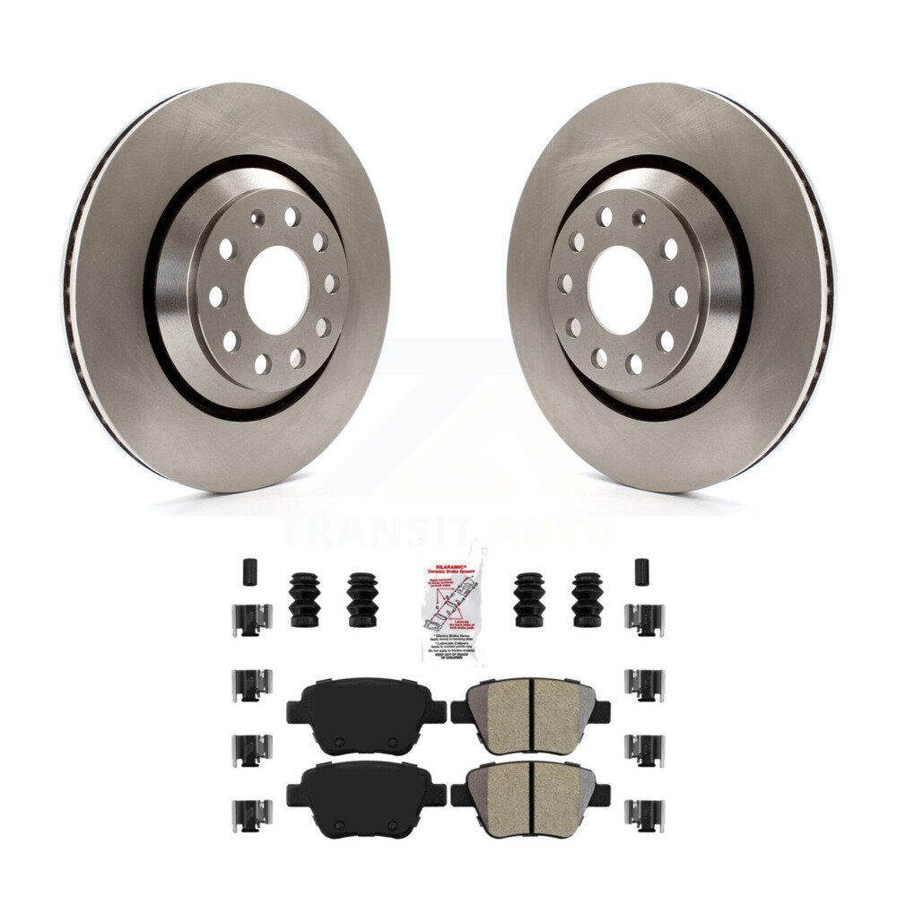 Transit Auto K8A-106082 Disc Brake Kit for 2011-2013 Volkswagen GTI, Audi A3 Quattro - Rear product image