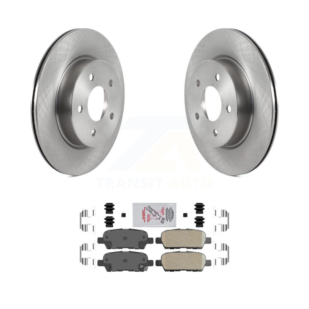 Transit Auto K8A-106097 Disc Brake Kit for 2017-2019 Nissan Rogue Sport, Nissan LEAF, Nissan Qashqai - Rear product image