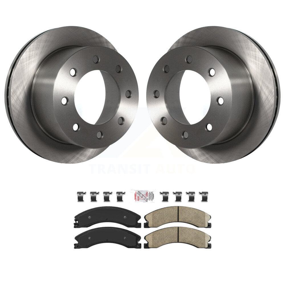 Transit Auto K8A-106115 Disc Brake Kit for 2011-2019 Chevrolet Silverado 3500 HD, GMC Sierra 3500 HD - Rear product image