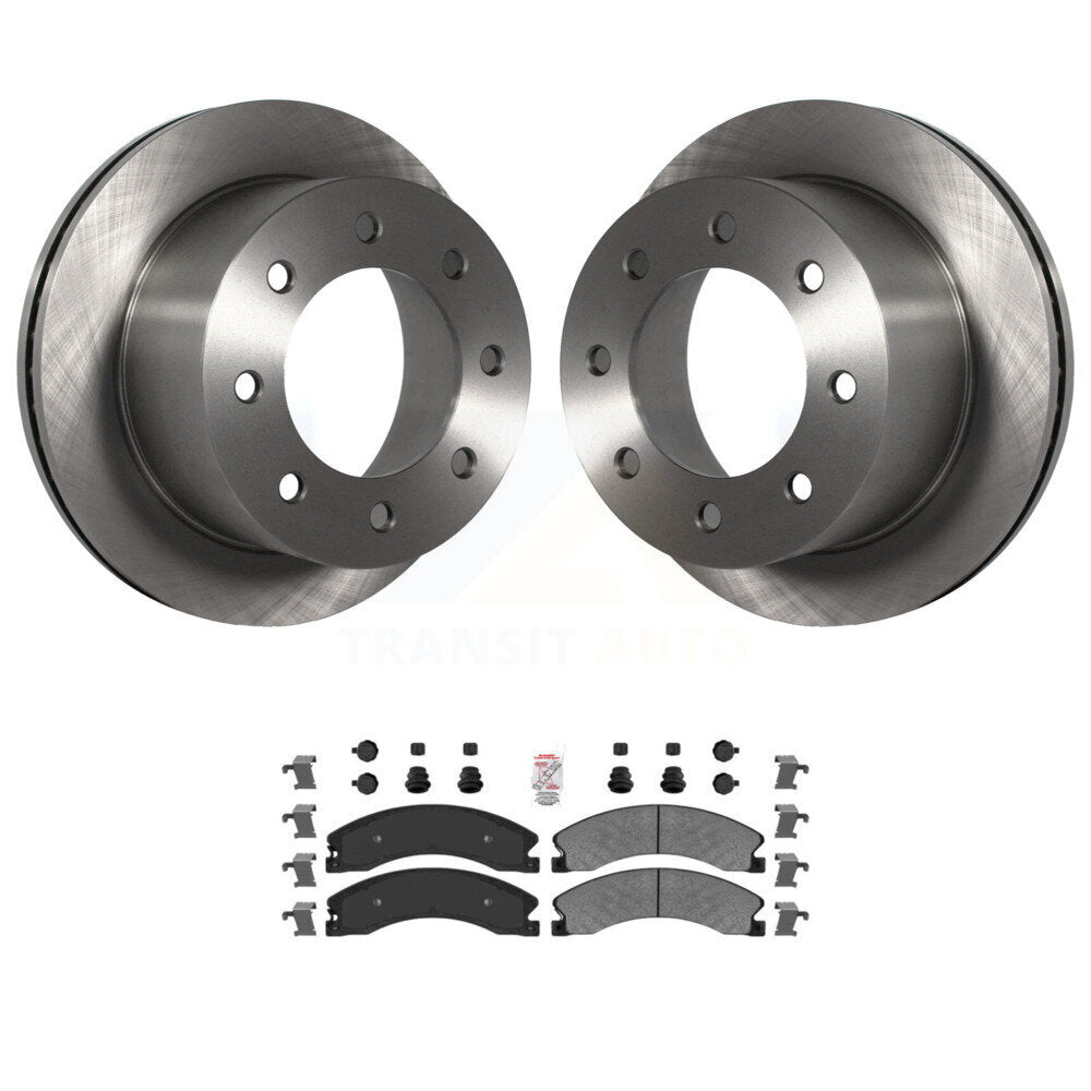 Transit Auto K8A-106116 Disc Brake Kit for 2011-2019 Chevrolet Silverado 3500 HD, GMC Sierra 3500 HD - Rear product image