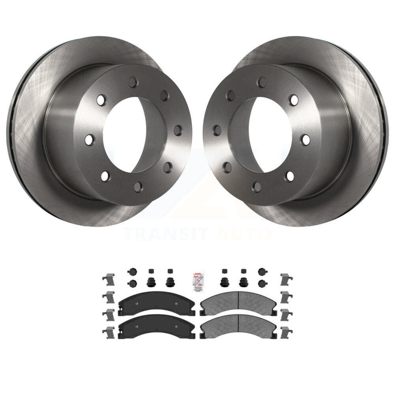 Transit Auto K8A-106116 Disc Brake Kit for 2011-2019 Chevrolet Silverado 3500 HD, GMC Sierra 3500 HD - Rear product image