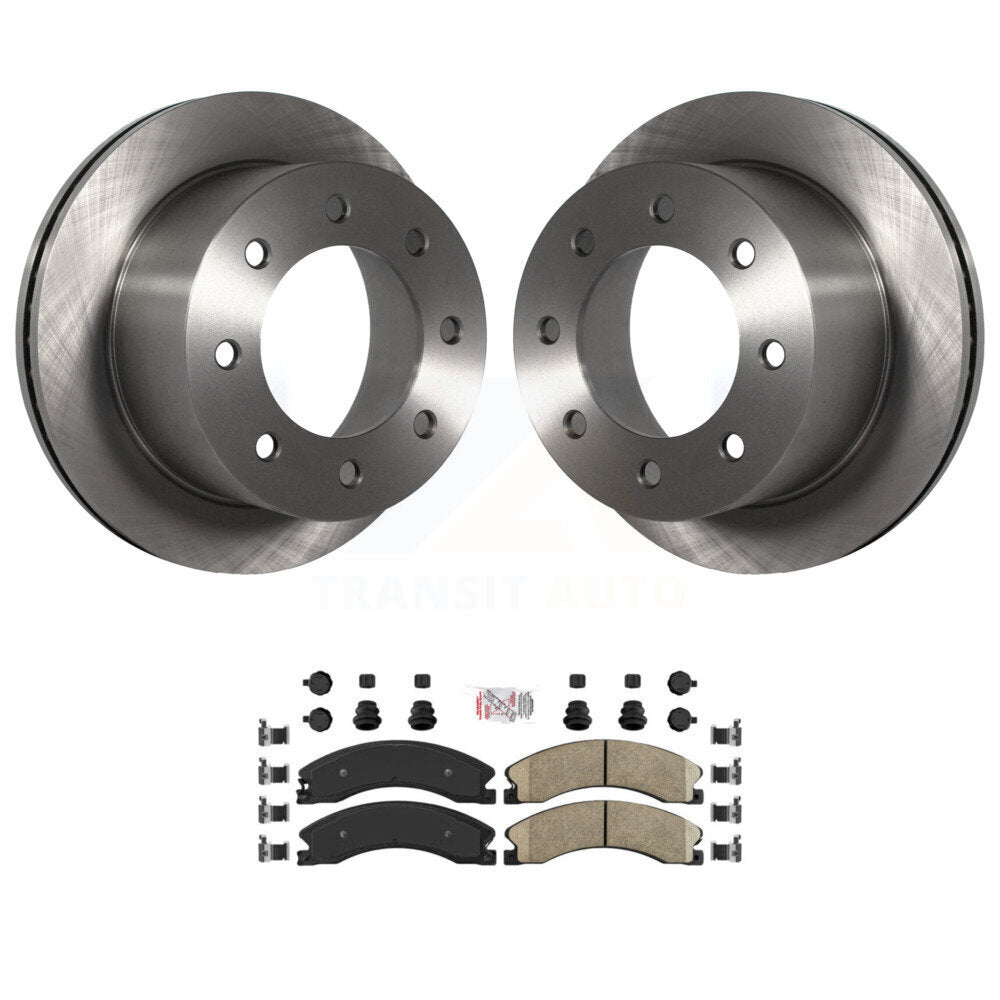 Transit Auto K8A-106117 Disc Brake Kit for 2011-2019 Chevrolet Silverado 3500 HD, GMC Sierra 3500 HD - Rear product image