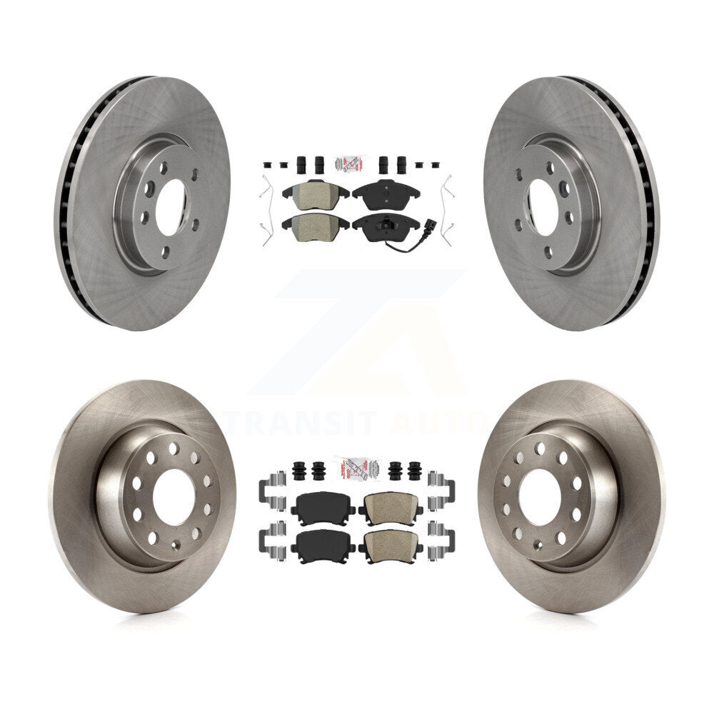 Transit Auto K8A-106236 Disc Brake Kit for 2009-2012 Volkswagen CC - Front and Rear product image