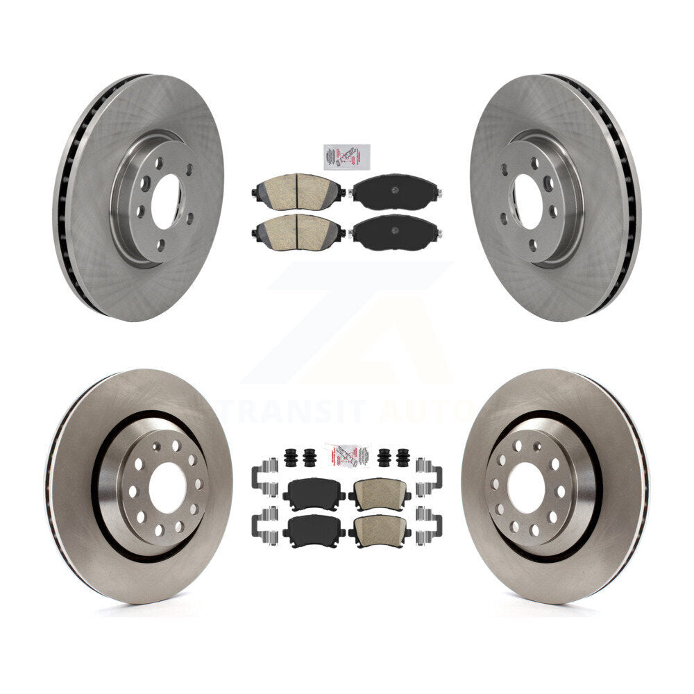 Transit Auto K8A-106245 Disc Brake Kit for 2013-2016 Volkswagen CC - Front and Rear product image