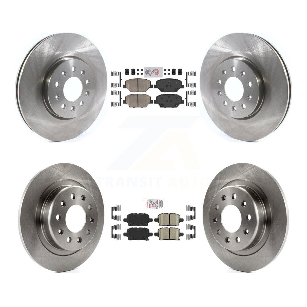 Transit Auto K8A-106253 Disc Brake Kit for 2017-2019 Chevrolet Equinox, GMC Terrain, Buick LaCrosse - Front and Rear product image