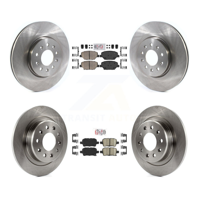 Transit Auto K8A-106253 Disc Brake Kit for 2017-2019 Chevrolet Equinox, GMC Terrain, Buick LaCrosse - Front and Rear product image