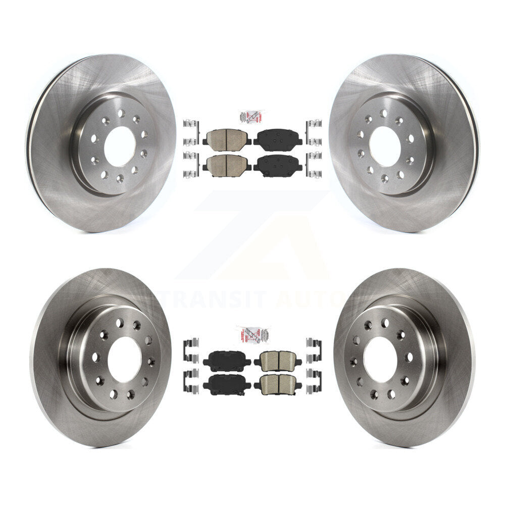 Transit Auto K8A-106254 Disc Brake Kit for 2017-2019 Chevrolet Equinox, GMC Terrain, Buick LaCrosse - Front and Rear product image