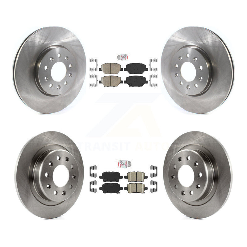Transit Auto K8A-106254 Disc Brake Kit for 2017-2019 Chevrolet Equinox, GMC Terrain, Buick LaCrosse - Front and Rear product image