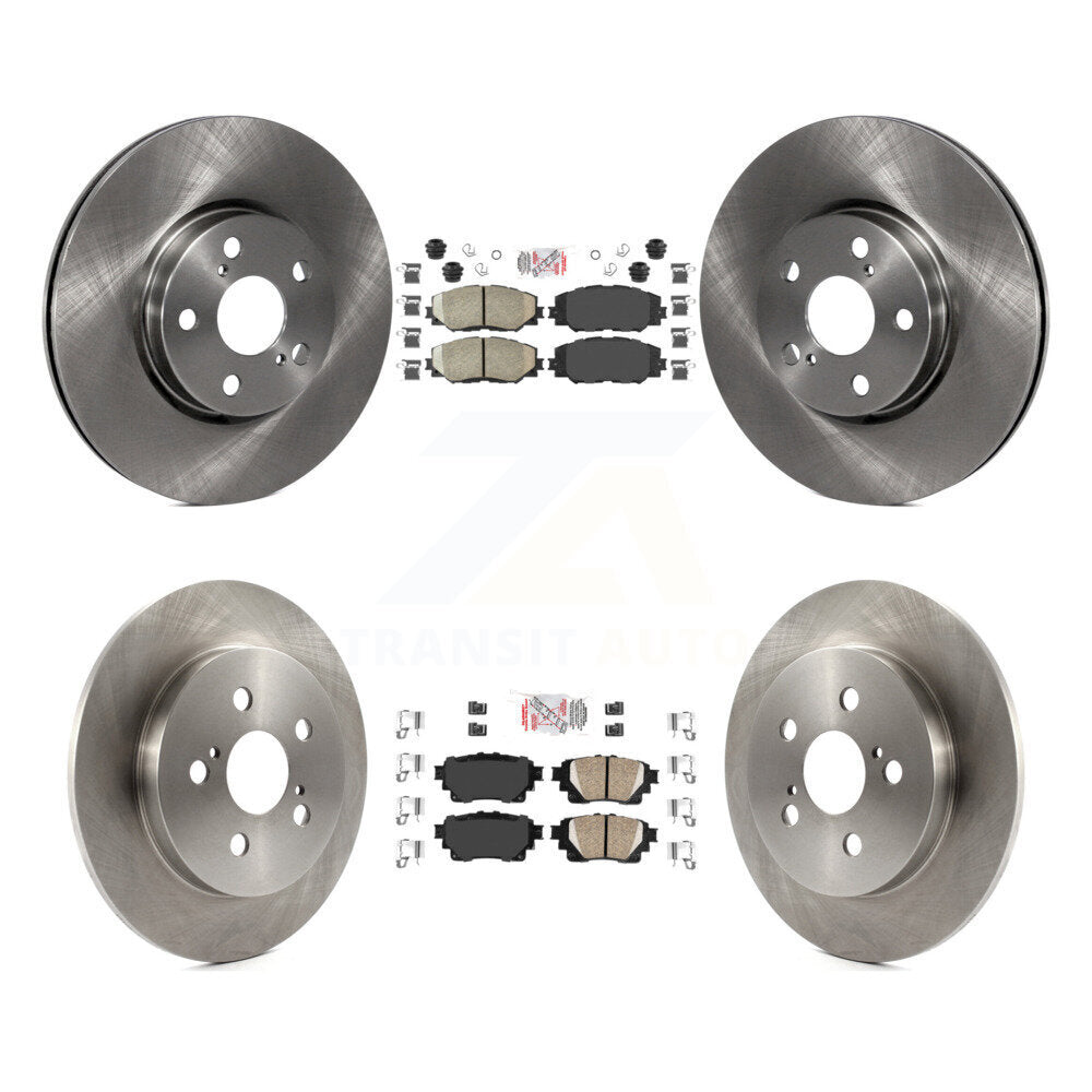 Transit Auto K8A-106261 Disc Brake Kit for 2019 Toyota Corolla - Front and Rear product image