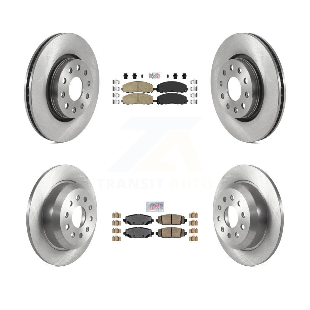 Transit Auto K8A-106299 Disc Brake Kit for 2018-2020 Jeep Wrangler - Front and Rear product image