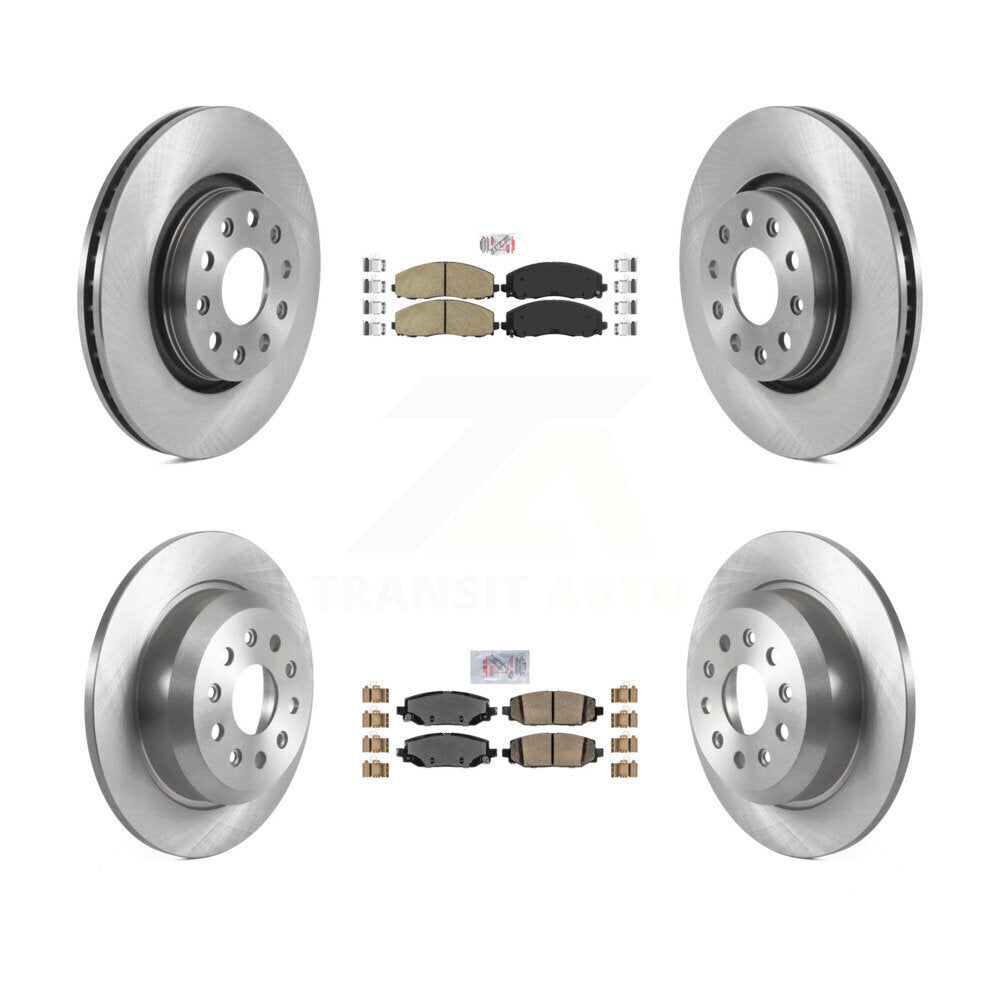 Transit Auto K8A-106300 Disc Brake Kit for 2018-2020 Jeep Wrangler - Front and Rear product image
