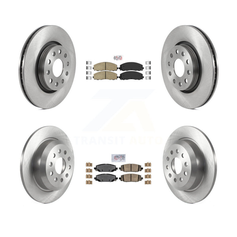 Transit Auto K8A-106300 Disc Brake Kit for 2018-2020 Jeep Wrangler - Front and Rear product image