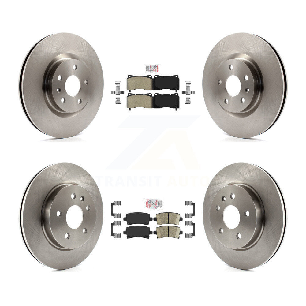 Transit Auto K8A-106319 Disc Brake Kit for 2013-2019 Cadillac XTS - Front and Rear product image
