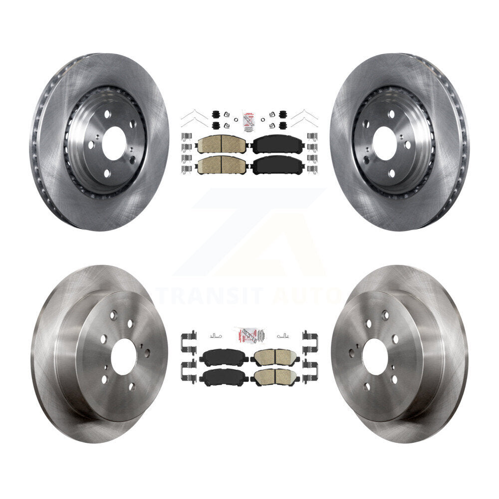 Transit Auto K8A-106344 Disc Brake Kit for 2014 Toyota Highlander - Front and Rear product image