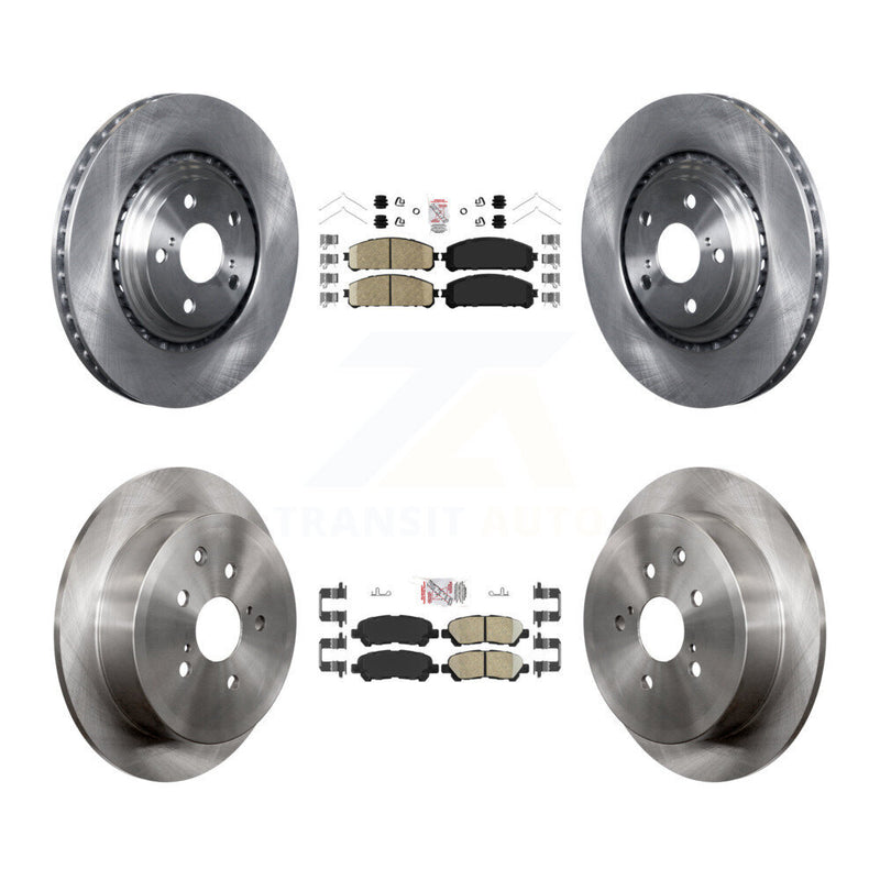 Transit Auto K8A-106344 Disc Brake Kit for 2014 Toyota Highlander - Front and Rear product image