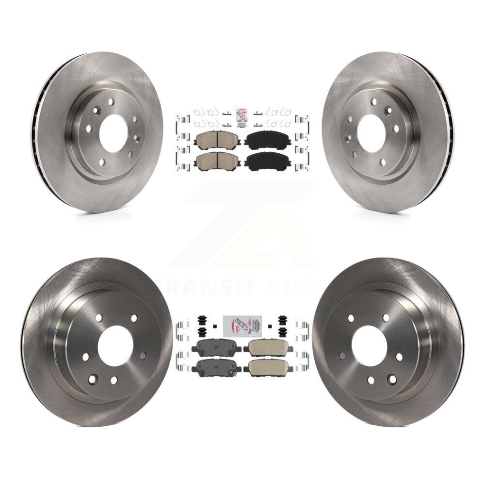 Transit Auto K8A-106414 Disc Brake Kit for 2014-2023 Nissan Rogue, Nissan Rogue Sport, Nissan Qashqai - Front and Rear product image
