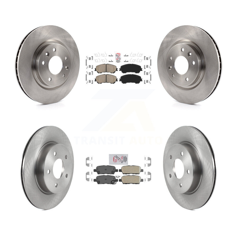 Transit Auto K8A-106419 Disc Brake Kit for 2017-2019 Nissan Rogue Sport, Nissan Qashqai - Front and Rear product image