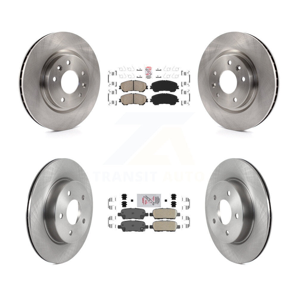 Transit Auto K8A-106420 Disc Brake Kit for 2017-2019 Nissan Rogue Sport, Nissan Qashqai - Front and Rear product image