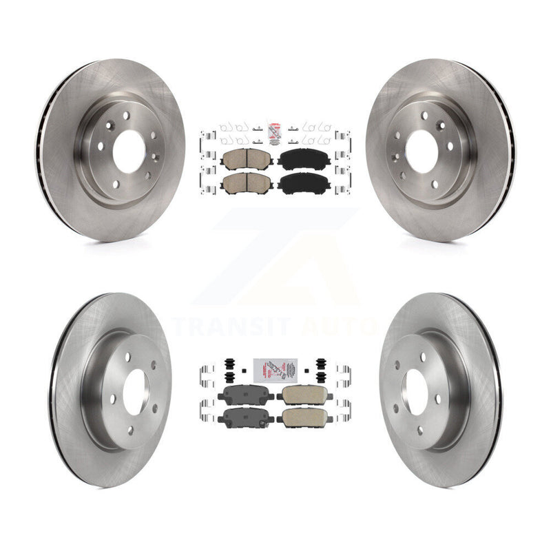 Transit Auto K8A-106420 Disc Brake Kit for 2017-2019 Nissan Rogue Sport, Nissan Qashqai - Front and Rear product image
