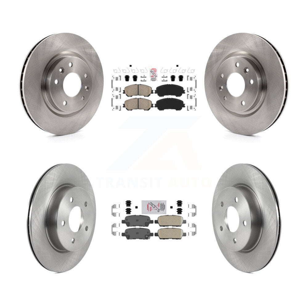 Transit Auto K8A-106422 Disc Brake Kit for 2017-2019 Nissan Rogue Sport, Nissan Qashqai - Front and Rear product image