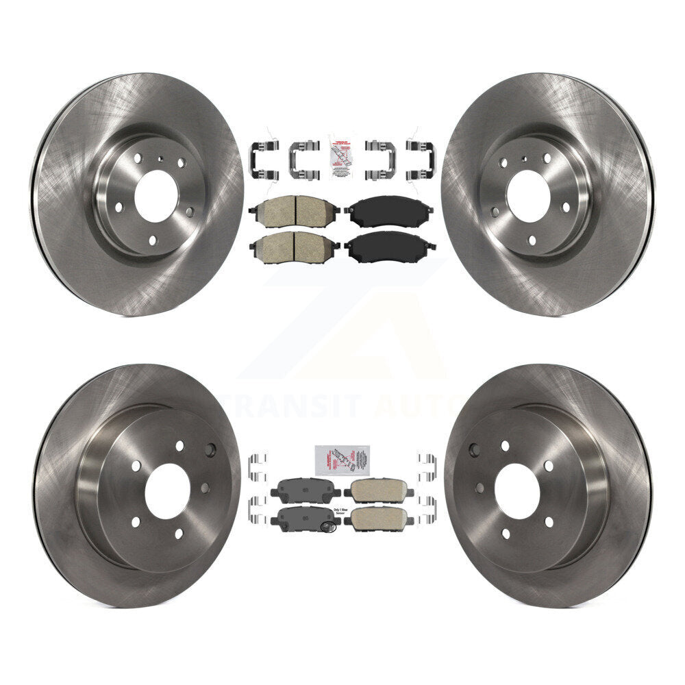 Transit Auto K8A-106464 Disc Brake Kit for 2011-2017 INFINITI QX70, Nissan Murano - Front and Rear product image