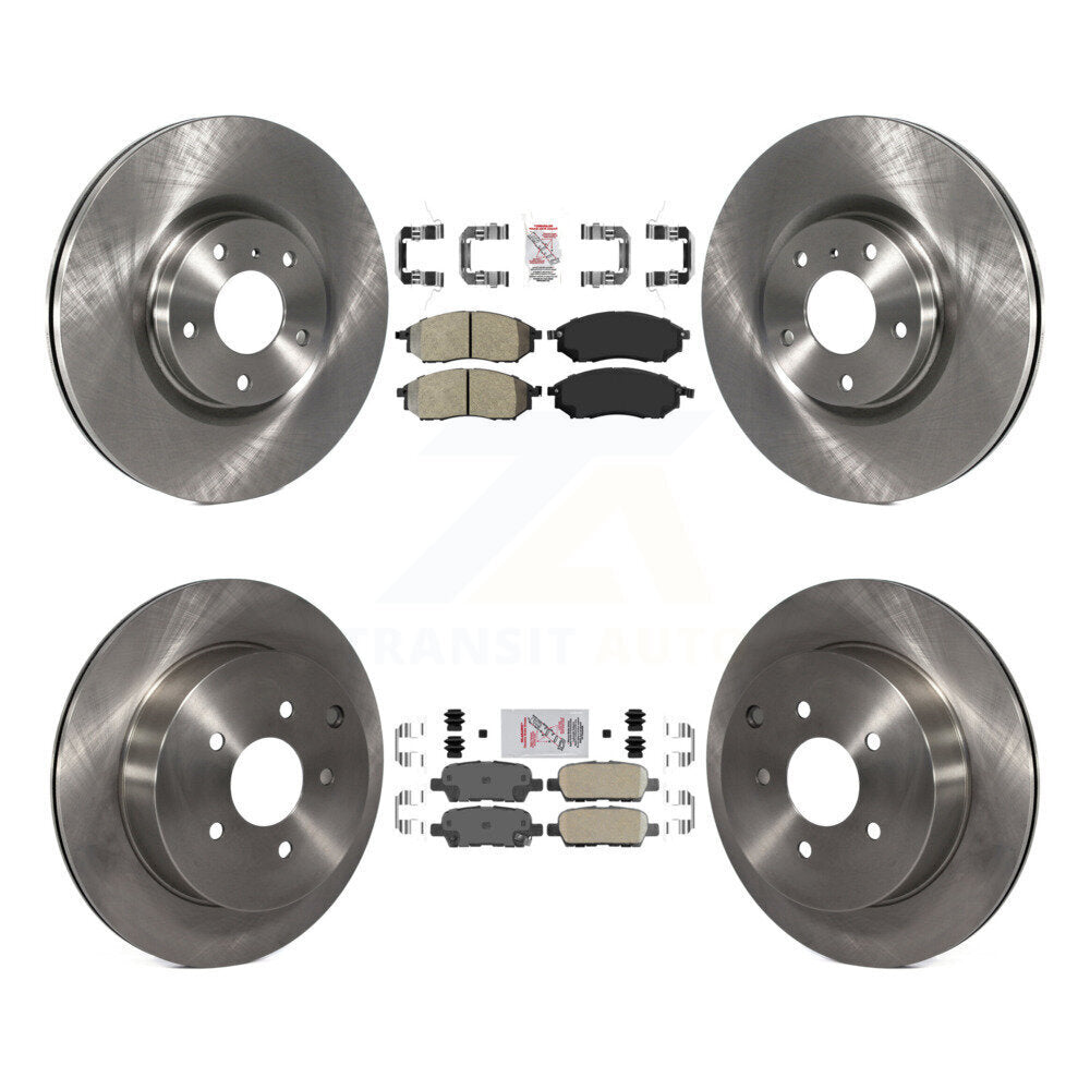 Transit Auto K8A-106465 Disc Brake Kit for 2011-2017 INFINITI QX70, Nissan Murano - Front and Rear product image