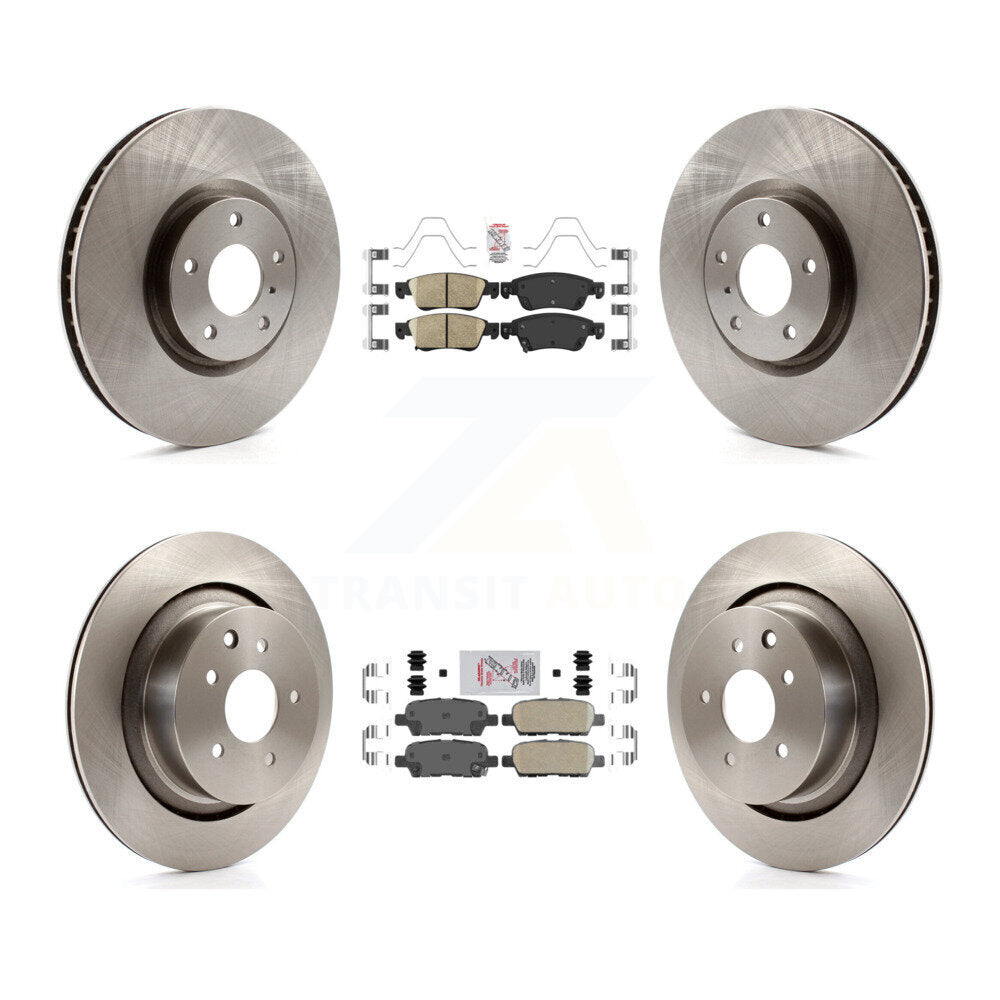 Transit Auto K8A-106469 Disc Brake Kit for 2007-2015 INFINITI Q60, INFINITI G35 - Front and Rear product image