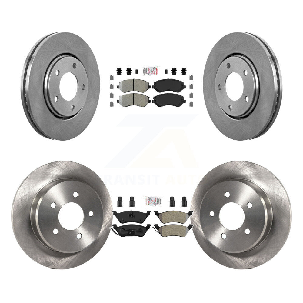 Transit Auto K8A-106480 Disc Brake Kit for 2001-2007 Dodge Caravan, Chrysler Town & Country, Chrysler Voyager & more - Front and Rear product image