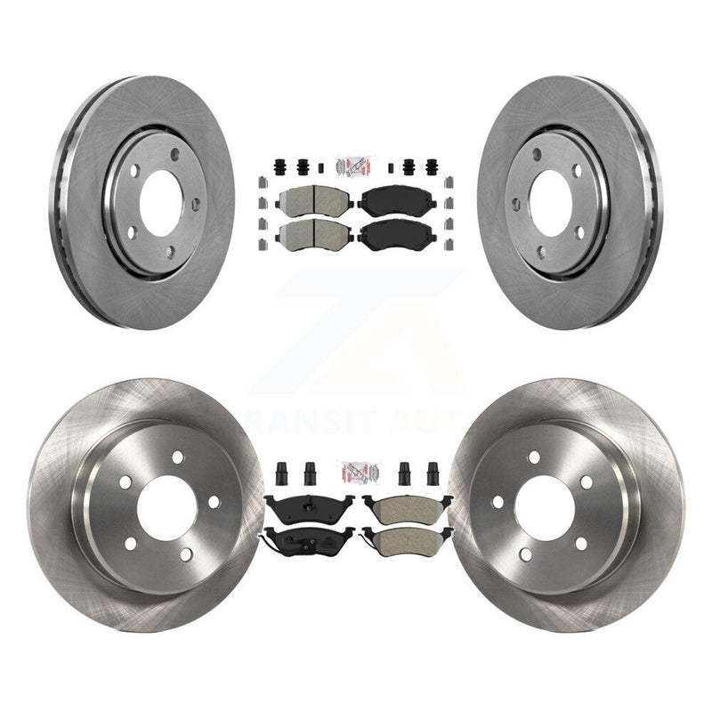 Transit Auto K8A-106480 Disc Brake Kit for 2001-2007 Dodge Caravan, Chrysler Town & Country, Chrysler Voyager & more - Front and Rear product image
