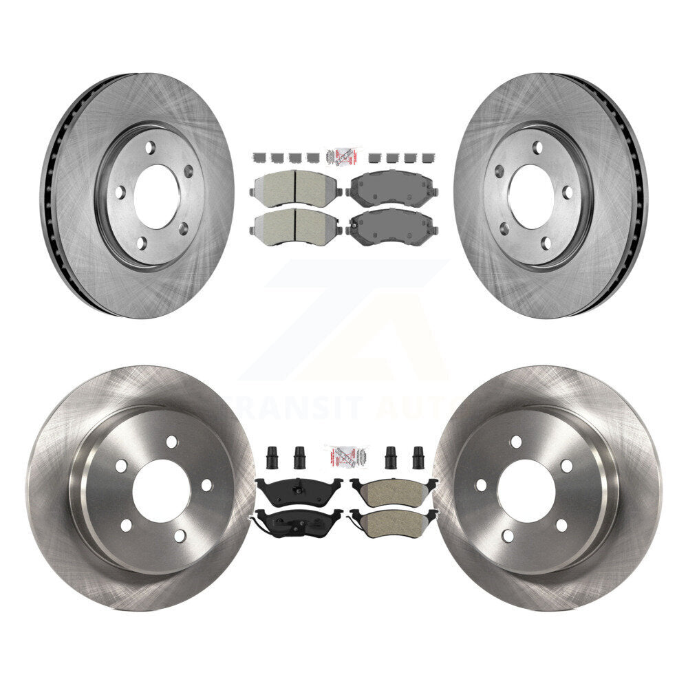 Transit Auto K8A-106481 Disc Brake Kit for 2003-2006 Dodge Grand Caravan, Chrysler Voyager - Front and Rear product image