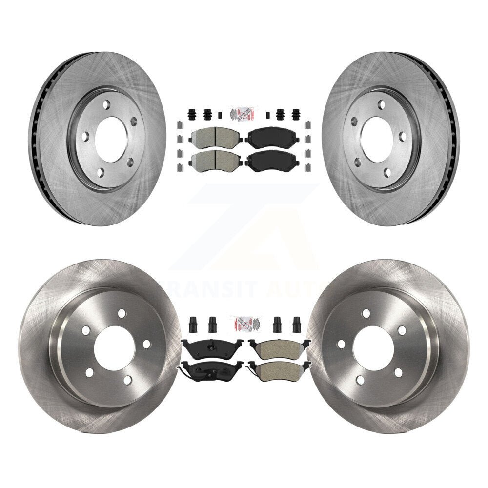 Transit Auto K8A-106482 Disc Brake Kit for 2003-2006 Dodge Grand Caravan, Chrysler Voyager - Front and Rear product image