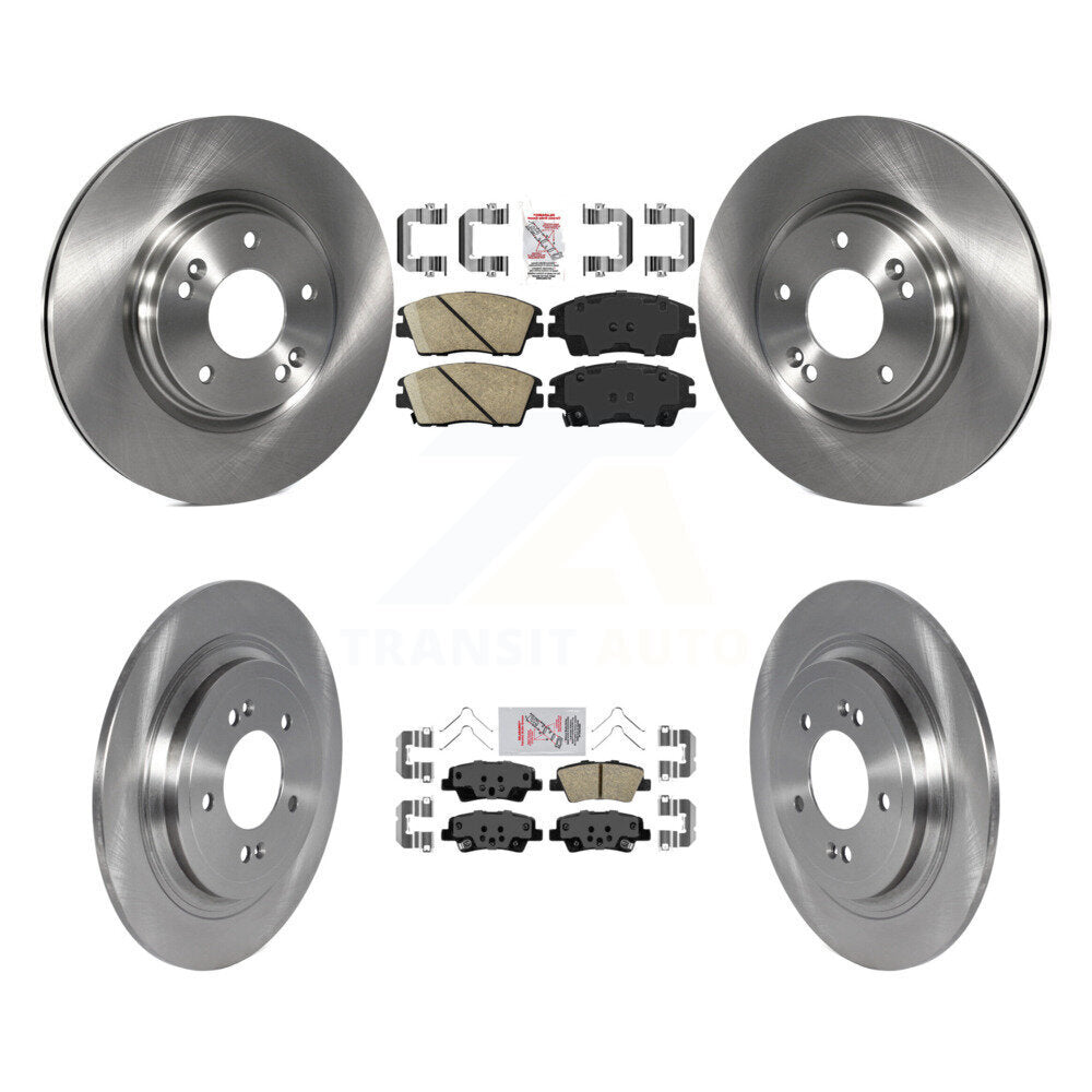 Transit Auto K8A-106563 Disc Brake Kit for 2017-2022 Hyundai Tucson, Kia Sportage - Front and Rear product image