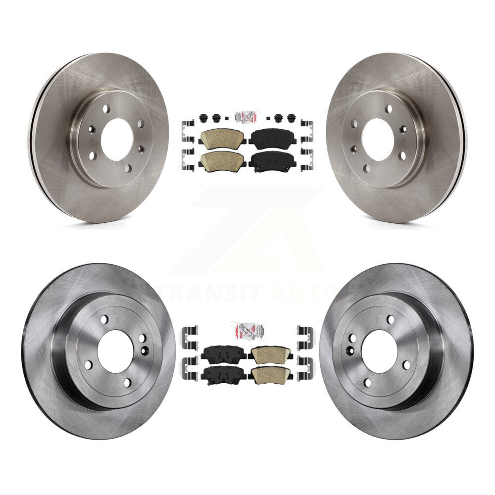 Transit Auto K8A-106570 Disc Brake Kit for 2012-2018 Kia Rio, Hyundai Accent - Front and Rear product image