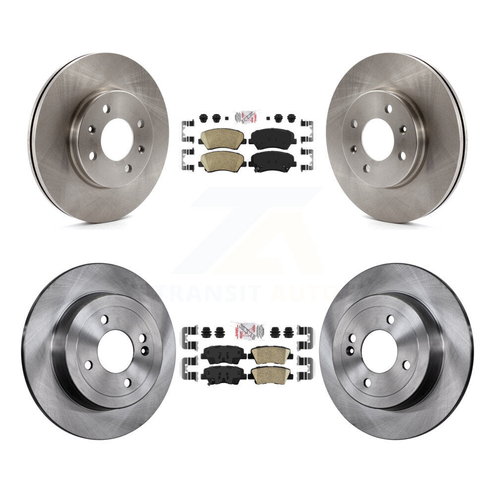 Transit Auto K8A-106571 Disc Brake Kit for 2012-2018 Kia Rio, Hyundai Accent - Front and Rear product image
