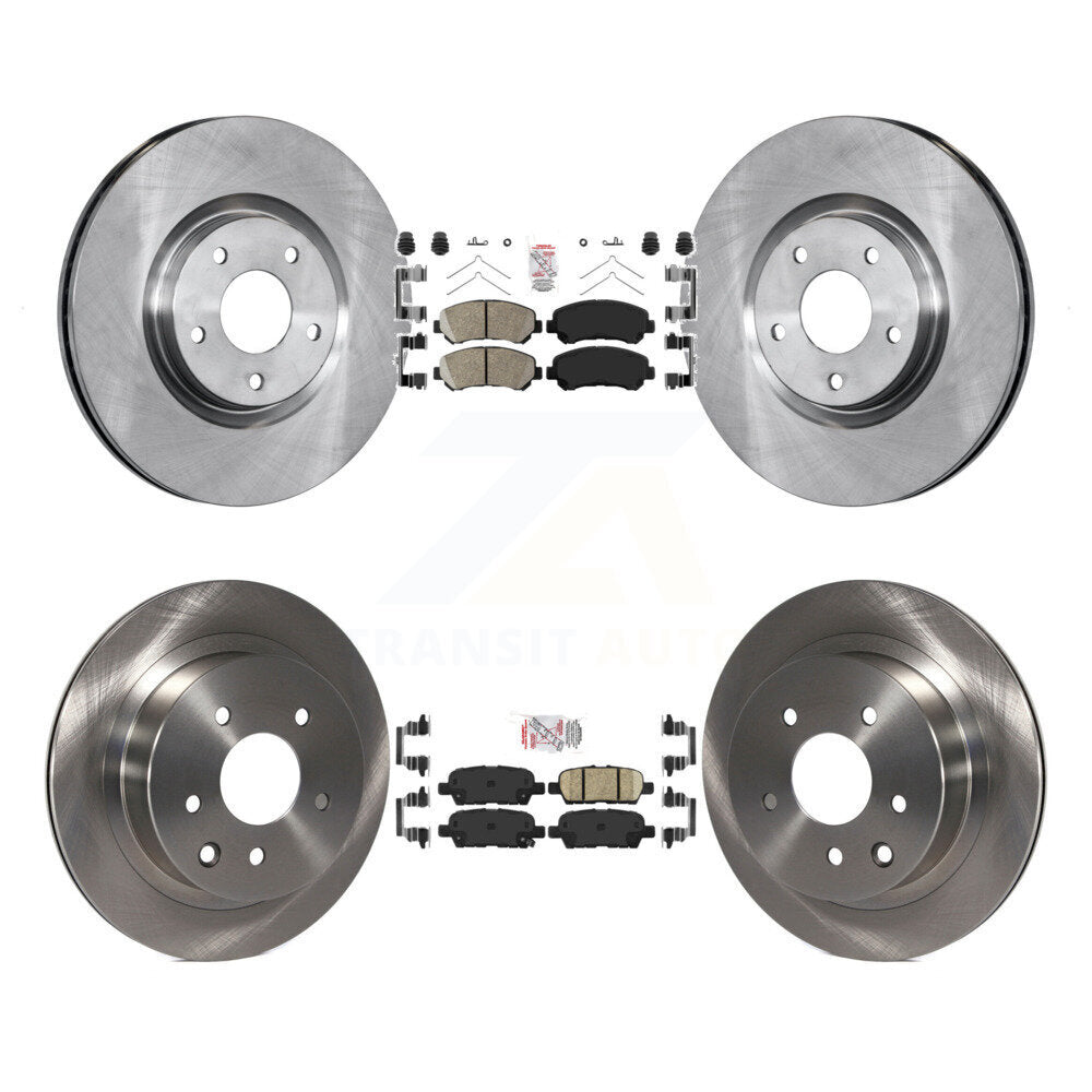 Transit Auto K8A-106572 Disc Brake Kit for 2014-2017 Nissan Juke - Front and Rear product image